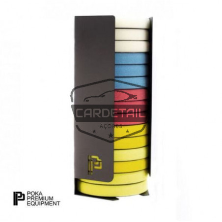 Poka Premium - Suporte Vertical Pads de Polimento Grandes