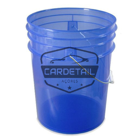 CDA - Balde Azul Transparente Premium 20L + Grit Guard